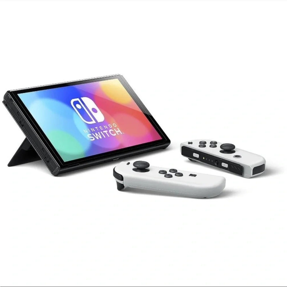 Nintendo Switch OLED model with White Joy Console -Sleek Design